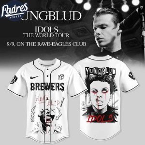 Milwaukee Brewers X YUNGBLUD IDOLS THE WORLD TOUR Baseball Jersey