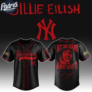 New York Yankees MLB x Billie Eilish Echo Year One Tribute Custom Baseball Jersey