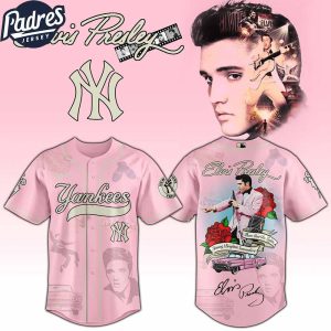 New York Yankees MLB x Elvis Presley Custom Baseball Jersey