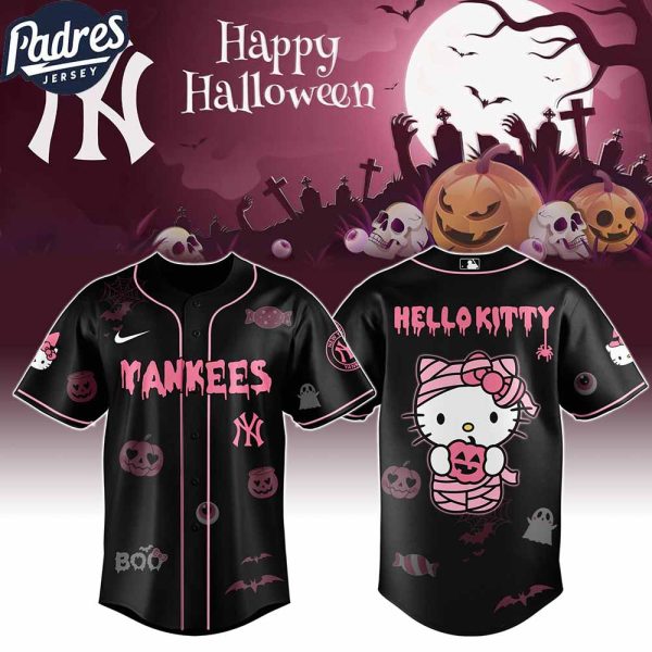 New York Yankees MLB x Hello Kitty Cosplay Halloween Baseball Jersey