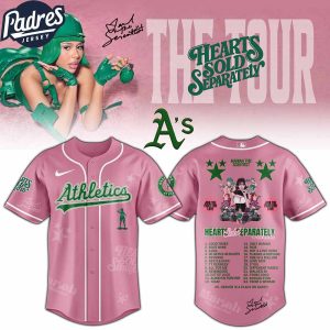 Oakland Athletics MLB x Mariah the Scientist Tour Custom Baseball Jersey