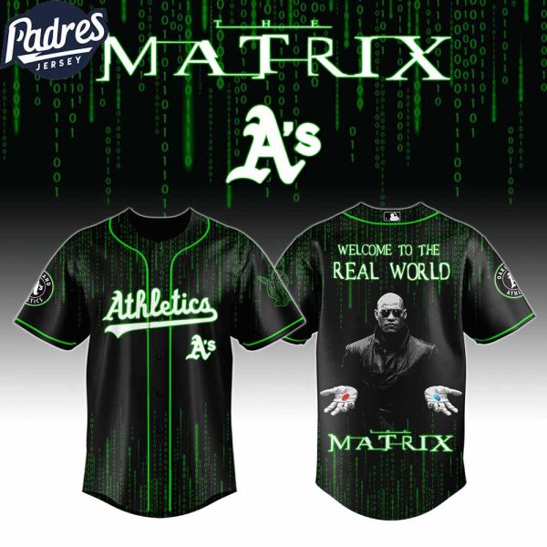 Oakland Athletics MLB x The Matrix Custom Baseball Jersey