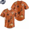 Orange Halloween Ghost Pumkin Premium Quality Baseball Jersey Style