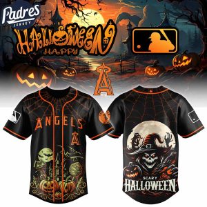 Padres Los Angeles Angels MLB x Halloween Custom Baseball Jersey