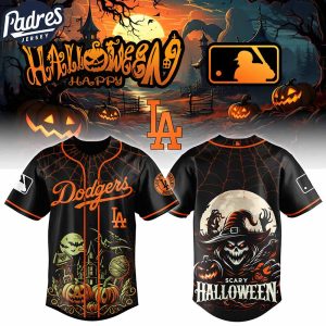 Padres Los Angeles Dodgers MLB x Halloween Custom Baseball Jersey
