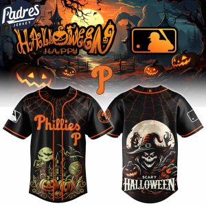Padres Philadelphia Phillies MLB x Halloween Custom Baseball Jersey