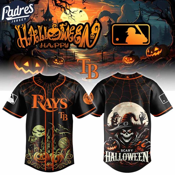 Padres Tampa Bay Rays MLB x Halloween Custom Baseball Jersey