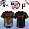 Pittsburgh Pirates MLB x Demon Slayer Custom Baseball Jersey 2025