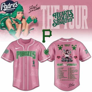 Pittsburgh Pirates MLB x Mariah the Scientist Tour Custom Baseball Jersey