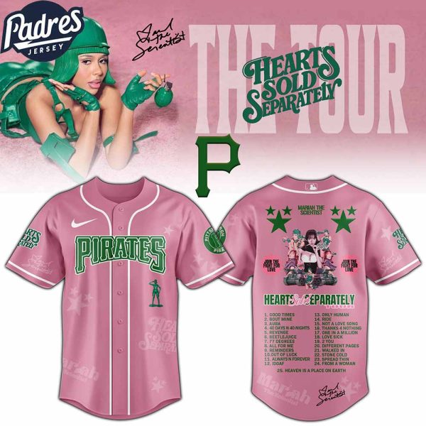 Pittsburgh Pirates MLB x Mariah the Scientist Tour Custom Baseball Jersey