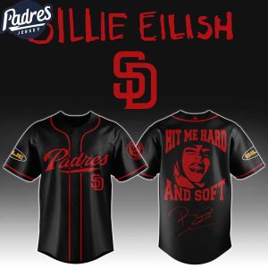 San Diego Padres MLB x Billie Eilish Echo Year One Tribute Custom Baseball Jersey
