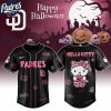 San Diego Padres MLB x Hello Kitty Cosplay Halloween Baseball Jersey