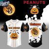 San Diego Padres Snoopy 75th Anniversary Peanut 2025 Halloween Baseball Jersey