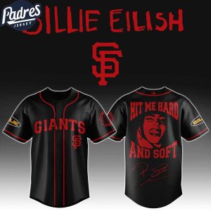 San Francisco Giants MLB x Billie Eilish Echo Year One Tribute Custom Baseball Jersey