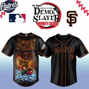 San Francisco Giants MLB x Demon Slayer Custom Baseball Jersey 2025