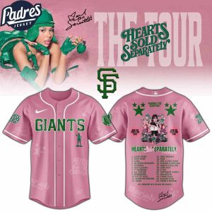 San Francisco Giants MLB x Mariah the Scientist Tour Custom Baseball Jersey
