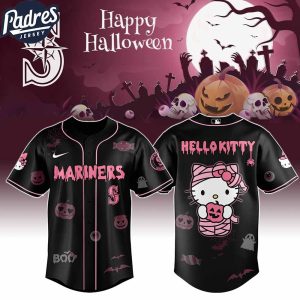 Seattle Mariners MLB x Hello Kitty Cosplay Halloween Baseball Jersey