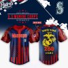 Seattle Mariners MLB x USMC 250th Custom Baseball Jersey