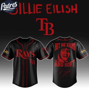 Tampa Bay Rays MLB x Billie Eilish Echo Year One Tribute Custom Baseball Jersey