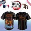 Tampa Bay Rays MLB x Demon Slayer Custom Baseball Jersey 2025