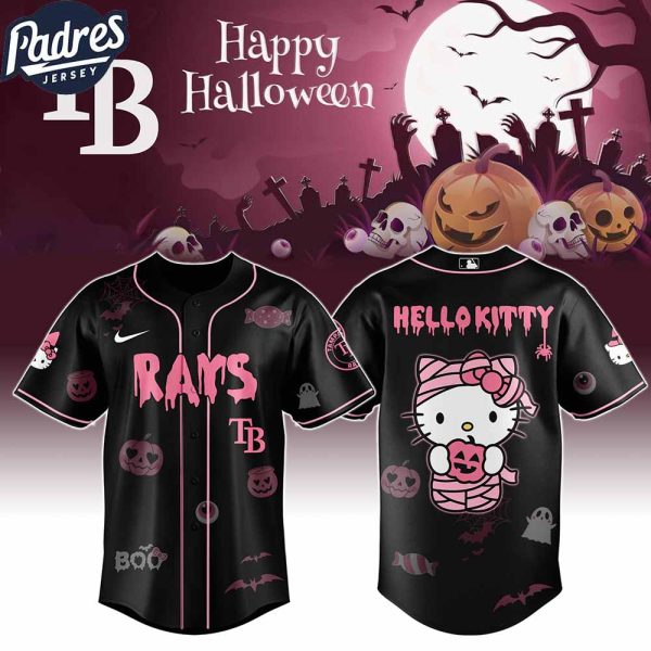 Tampa Bay Rays MLB x Hello Kitty Cosplay Halloween Baseball Jersey
