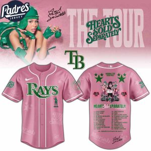 Tampa Bay Rays MLB x Mariah the Scientist Tour Custom Baseball Jersey