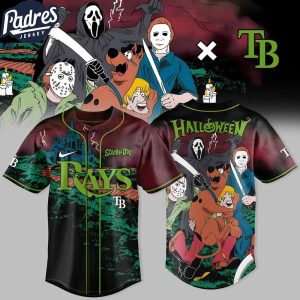 Tampa Bay Rays Scooby Doo 2025 Halloween Mystery Inc Baseball Jersey