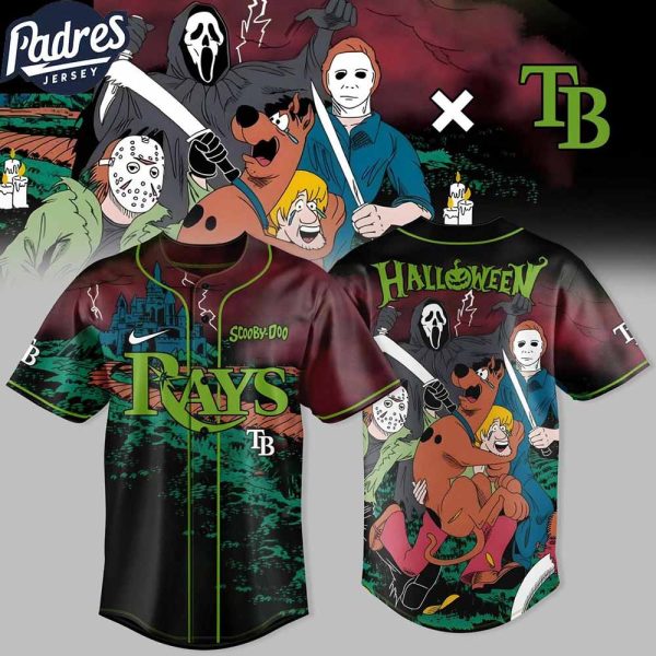 Tampa Bay Rays Scooby Doo 2025 Halloween Mystery Inc Baseball Jersey