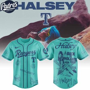 Texas Rangers MLB x Halsey Back to Badlands Tour Custom Baseball Jersey