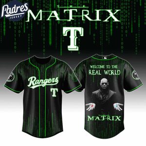 Texas Rangers MLB x The Matrix Custom Baseball Jersey