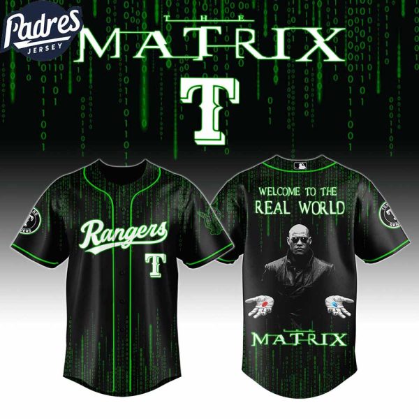 Texas Rangers MLB x The Matrix Custom Baseball Jersey