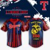 Texas Rangers MLB x USMC 250th Custom Baseball Jersey