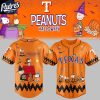 Texas Rangers Peanuts 75th Anniversary Celebrate 2025 Halloween Baseball Jersey