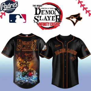 Toronto Blue Jays MLB x Demon Slayer Custom Baseball Jersey 2025