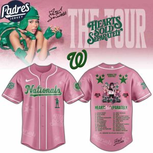 Washington Nationals MLB x Mariah the Scientist Tour Custom Baseball Jersey
