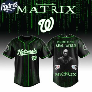 Washington Nationals MLB x The Matrix Custom Baseball Jersey