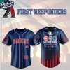 Arizona Diamondbacks First Responders Fire Dept Police EMS 2025 Custom Baseball Jersey