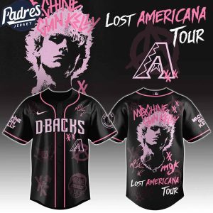 Arizona Diamondbacks MLB x MGK The Lost Americana Tour Custom Baseball Jersey