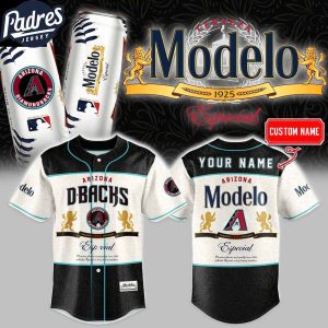 Arizona Diamondbacks Modelo American's Beer Personalized Baseball Jersey