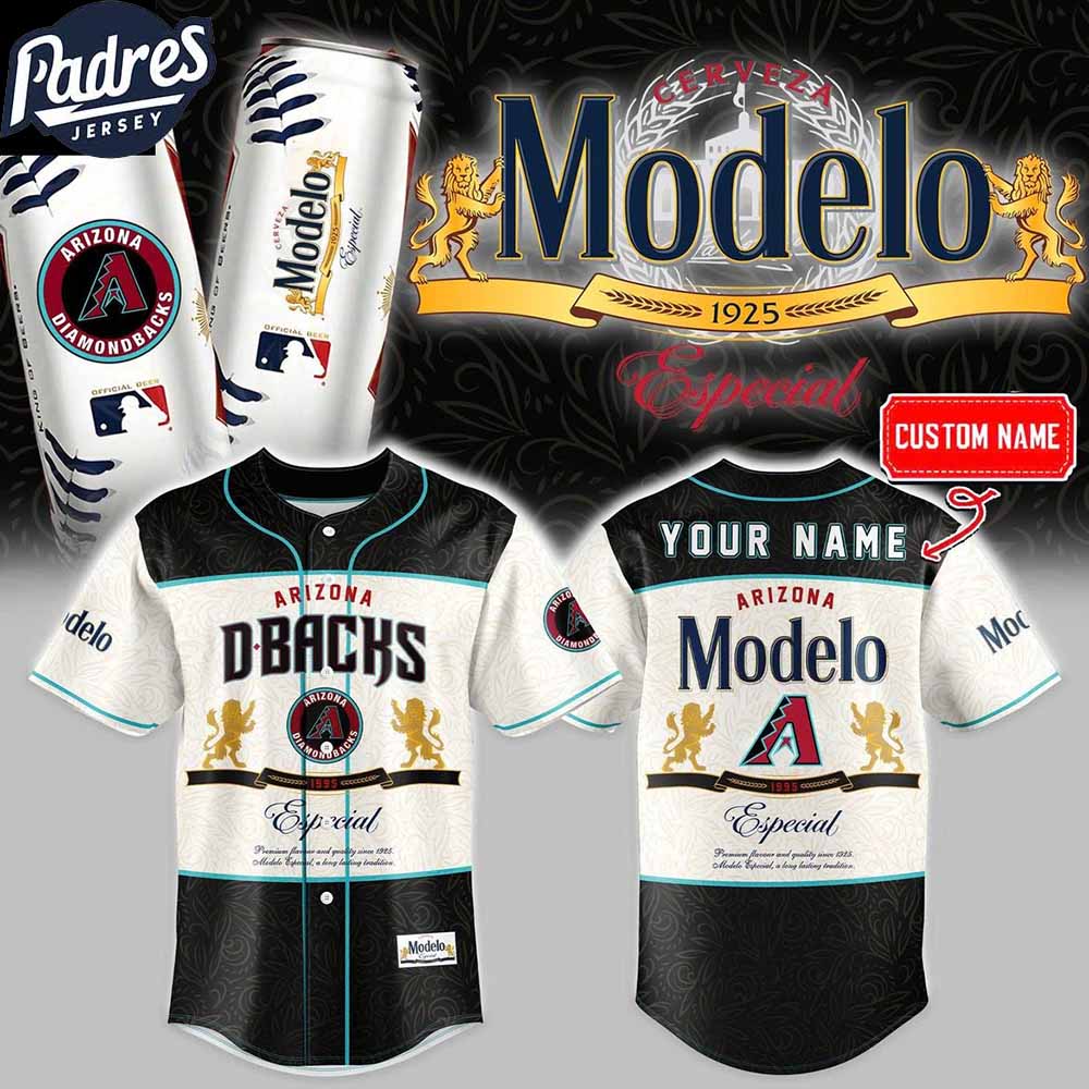 Arizona Diamondbacks Modelo American’s Beer Personalized Baseball Jersey Arizona Diamondbacks Modelo American’s Beer Personalized Baseball Jersey
