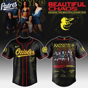 Baltimore Orioles MLB x Katseye The Beautiful Chaos Tour Custom Baseball Jersey