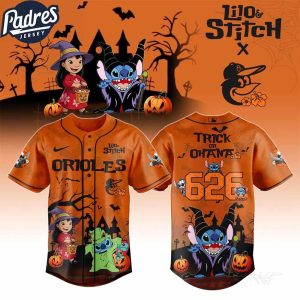 Baltimore Orioles X 626 Lilo Stitch Trick Or Treat Jersey Orioles Merch Halloween Gifts