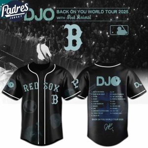Boston Red Sox MLB x DJO Back To You World Tour 2025 With Post Animal Baseball Jersey