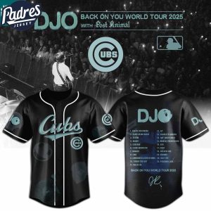 Chicago Cubs MLB x DJO Back To You World Tour 2025 With Post Animal MLB Baseball Jersey
