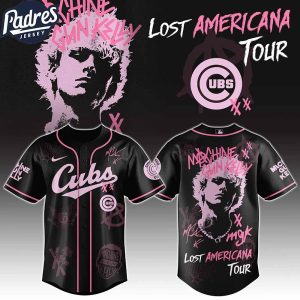 Chicago Cubs MLB x MGK The Lost Americana Tour Custom Baseball Jersey