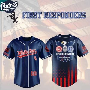 Chicago White Sox First Responders Fire Dept Police EMS 2025 Custom Baseball Jersey