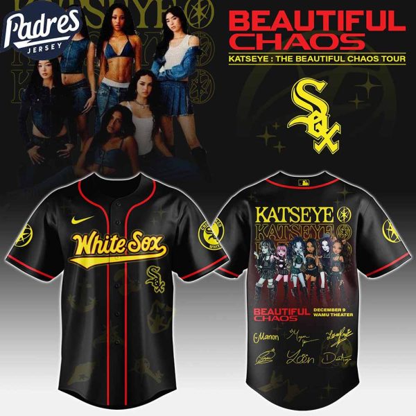 Chicago White Sox MLB x Katseye The Beautiful Chaos Tour Custom Baseball Jersey