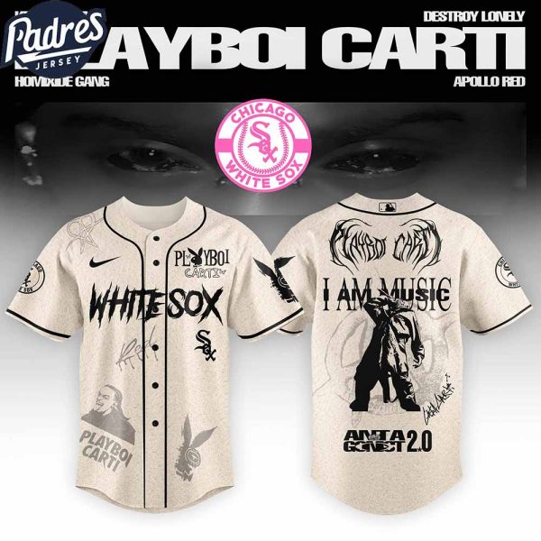 Chicago White Sox MLB x Playboi Carti Antagonist Tour Custom Baseball Jersey
