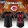 Cincinnati Reds x MLB Metallica Baseball Jersey 2025
