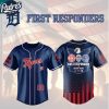 Detroit Tigers First Responders Fire Dept Police EMS 2025 Custom Baseball Jersey